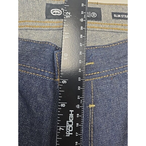 Ecko Unltd Jeans Men's Size 38x32 Slim Straight Fit Dark Wash Skater Denim - Picture 5 of 11
